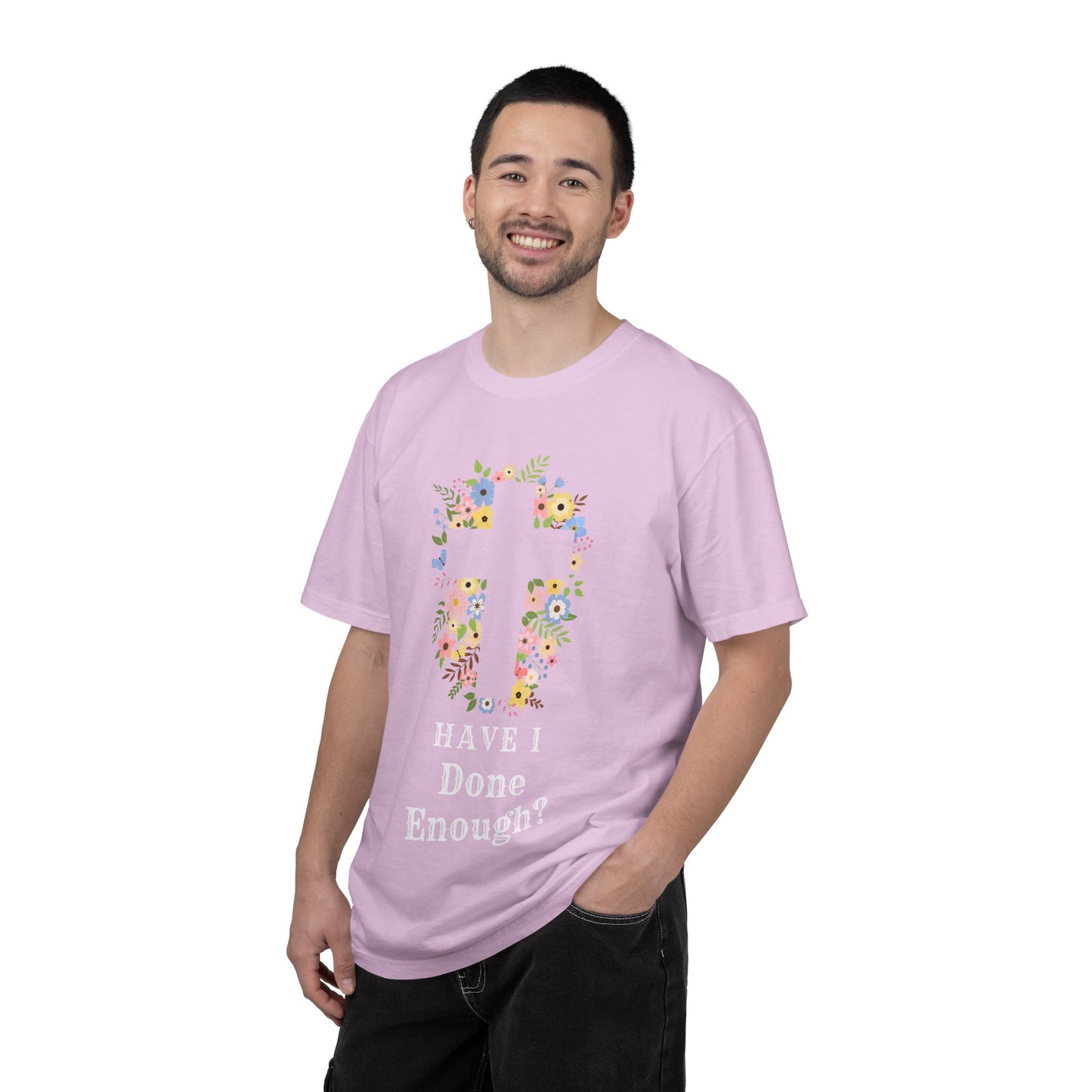 Floral Cross T-Shirt — Spring Floral Christian Tee